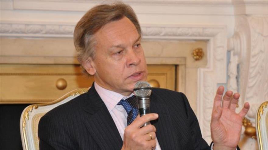 El presidente del Comité de Asuntos Internacionales de la Duma rusa, Alexei Pushkov