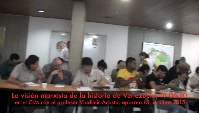 Parte de la audiencia en el seminario La visión marxista de la historia de Venezuela