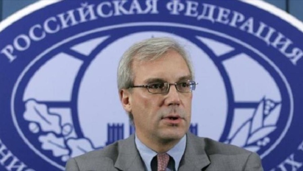 El representante permanente de Rusia ante la OTAN, Alexánder Grushkó