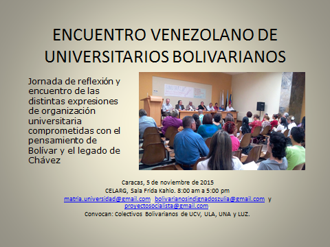Encuentro Venezolano de Universitarios Bolivarianos