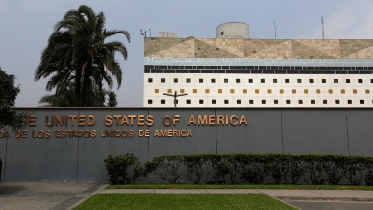 Edificio de la Embajada de EEUU en Lima.