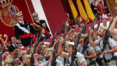 El rey de España celebra el 12 de octubre en Madrid