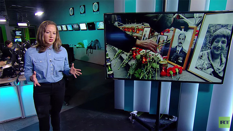 La presentadora del programa In the now de RT en inglés Anissa Naouei.