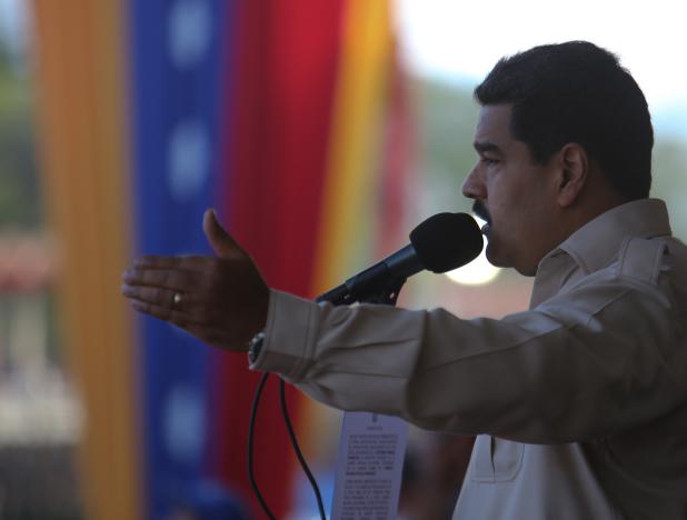 Presidente Maduro en el acto de graduación de la GNB