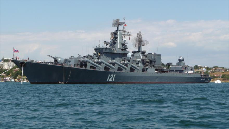 El crucero de misiles ruso Moskva
