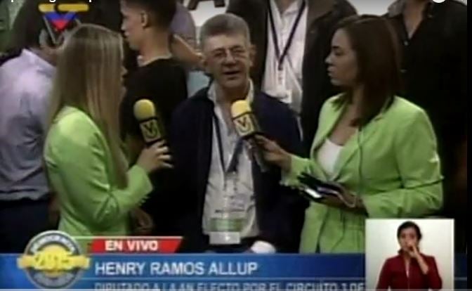 El secretario general del partido Acción Democrática, Henry Ramos Allup