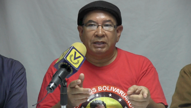 José Pereira, de los Círculos Bolivarianos, habló en nombre de esta organizaión y de otros movimientos populares nacionales y regionales