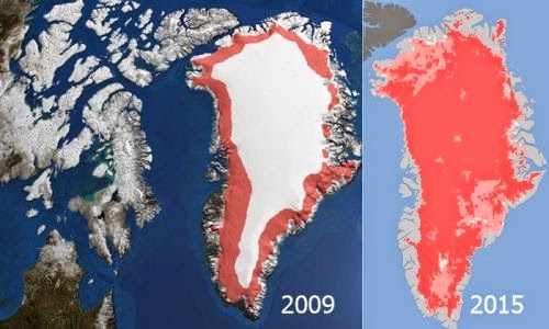 El problema del calentamiento en Groenlandia