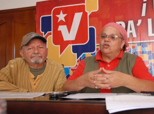 Diputada e integrante del Equipo Político Estadal del Partido Socialista Unido de Venezuela (PSUV) en Mérida, Carmen Urdaneta
