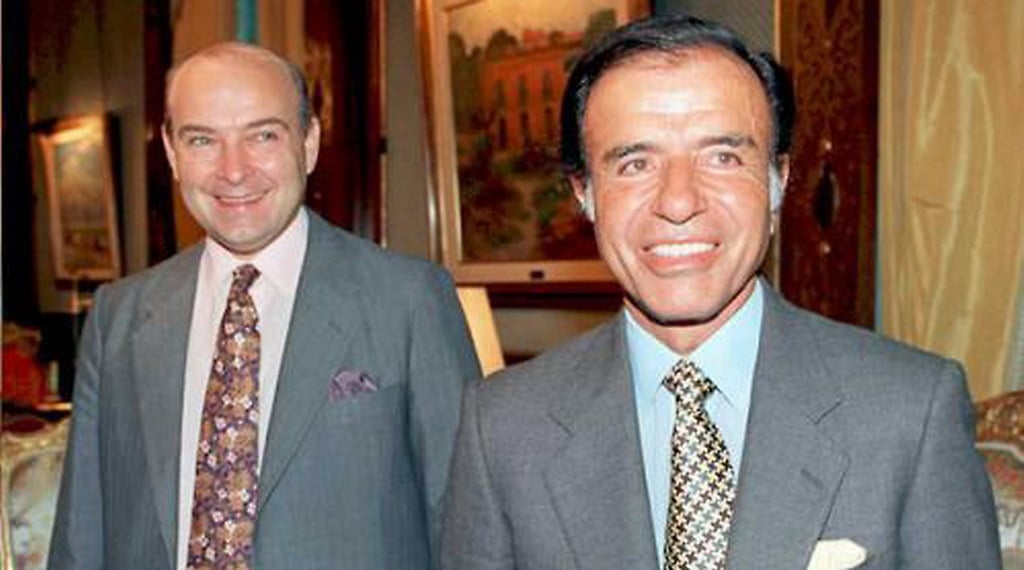 El expresidente Carlos Menem (1989-1999) y el exministro de Economía Domingo Cavallo.
