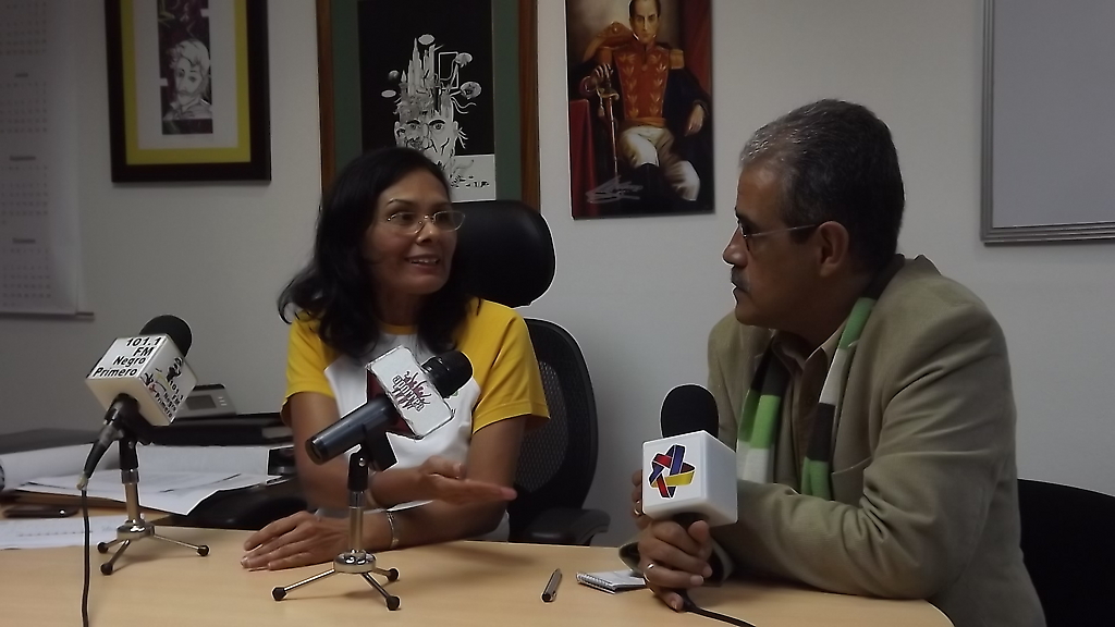 Rectora Socorro Hernández entrevistada por Luis Salazar