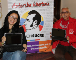 Las tabletas Canaima fortalecerán la formación académica de los futuros profesionales de la Misión Sucre.