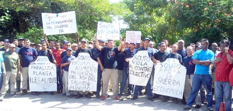 Trabajadores  de Pollos Souto denuncian paralización de la planta para generar un impacto político y descontento durante  las parlamentarias