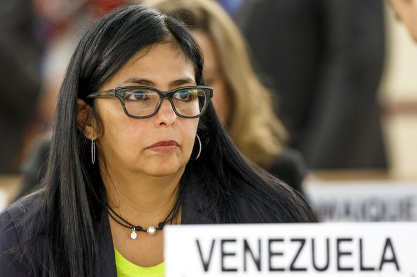 La canciller venezolana, Delcy Rodríguez