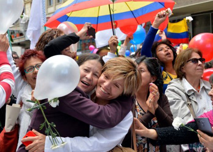 El pueblo de Colombia celebra la firma del Acuerdo de Paz