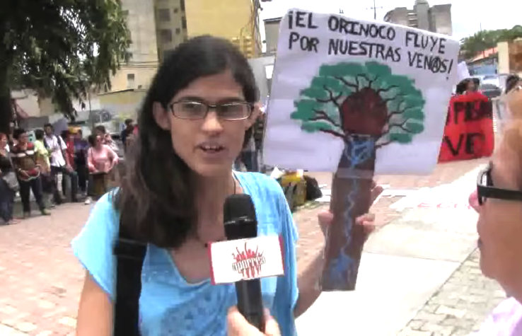 Jóvenes venezolanos defienden nuestro territorio de un posible desastre ecológico