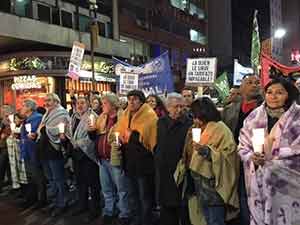 Marcha de las Frazadas en Argentina contra alza en servicios