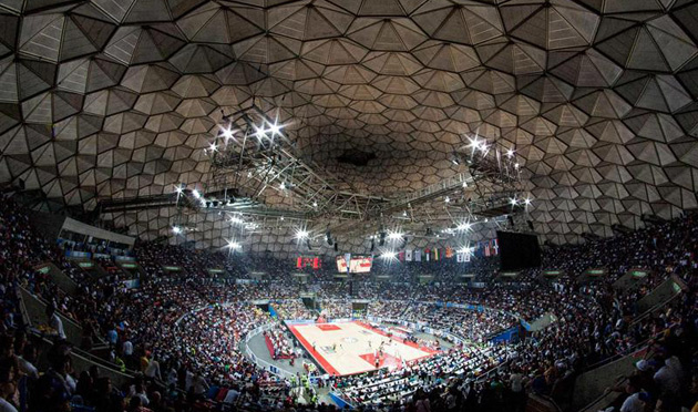 El Poliedro de Caracas, escenario del suramericano de baloncesto.
