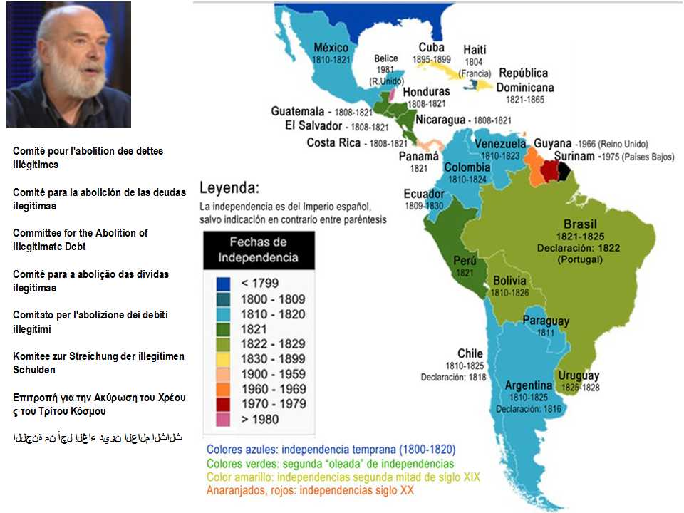 Eric Toussaint examina la historia de la subordinación Latinoamericana y del Sur por medio de la deuda
