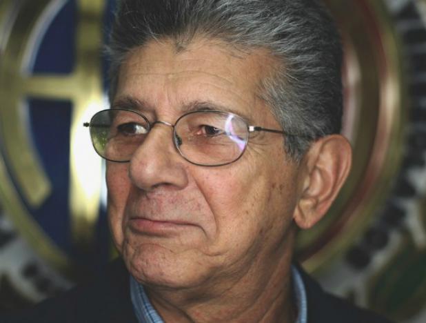 El dirigente nacional del partido Acción Democrática, Henry Ramos Allup