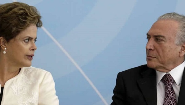 Dilma Rousseff dijo arrepentirse de haberse aliado con Michel Temer, quien, agregó, "adoptó actitudes de traición y usurpación"