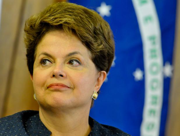 La presidenta de Brasil (separada provisionalmente de su cargo), Dilma Rousseff