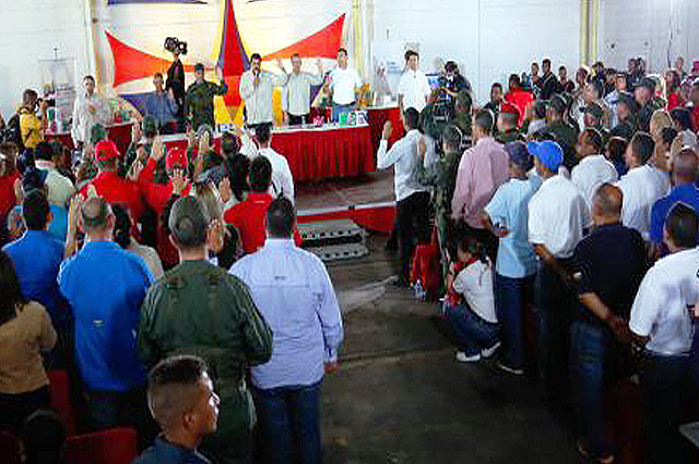El presidente Nicolás Maduro juramenta  en Aragua los llamados “comandos regionales de la Gran Misión Abastecimiento Soberano y Seguro”