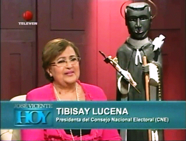 Tibisay Lucena, presidenta del Consejo Nacional Electoral (CNE).