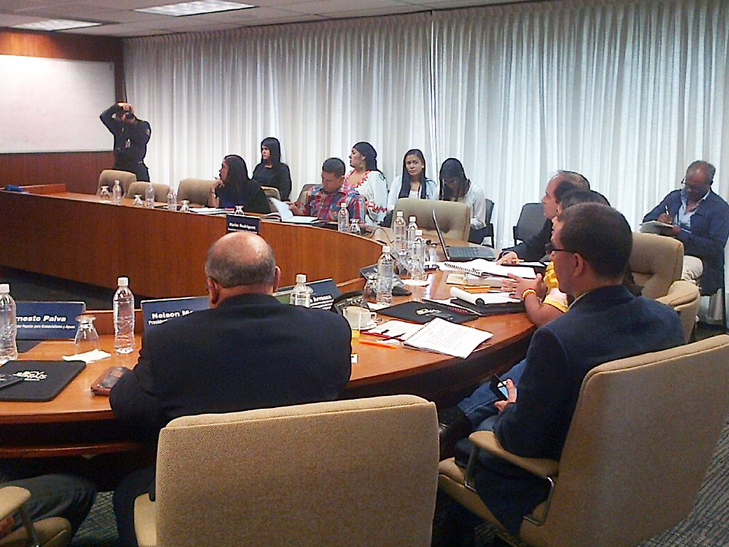 Un aspecto de la reunión efectuada por la Vicepresidencia del Área Social de Venezuela
