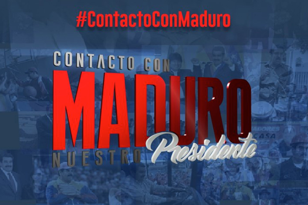 El programa semanal del presidente Maduro, "Contacto Con Maduro"