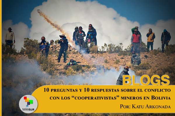 Bolivia, conflicto minero