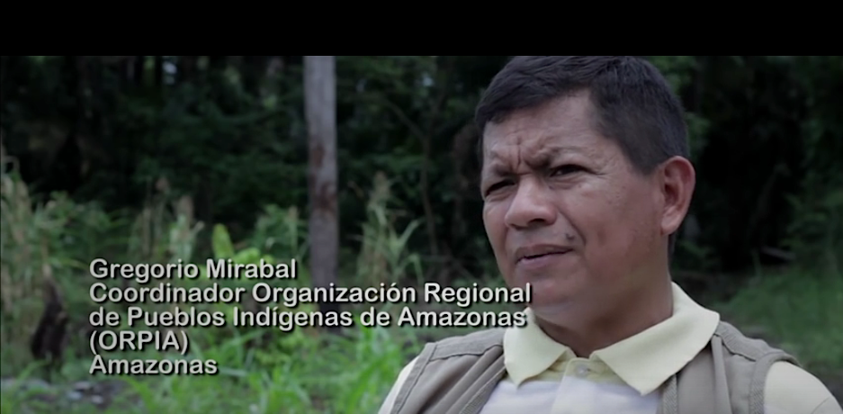 Gregorio Mirabal, coordinador de ORPIA,  "Minería y territorio indígena, yo diría que son dos proyectos contradictorios...la minería es sinónimo de muerte, es sinónimo de destrucción de la vida"