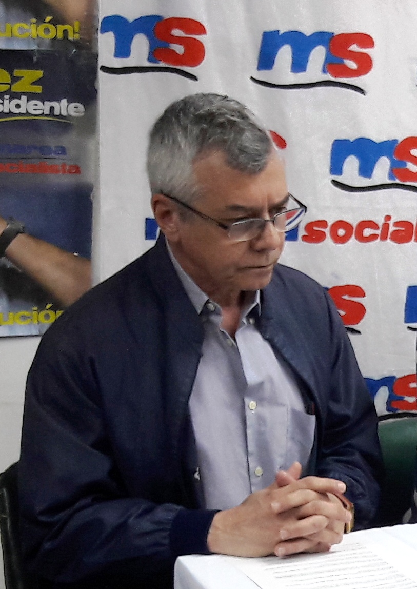 Gonzalo Gómez del Equipo Operativo Nacional de Marea Socialista