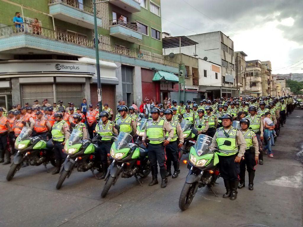 Operativos especial de la PNB, en la parroquia Sucre, Caracas