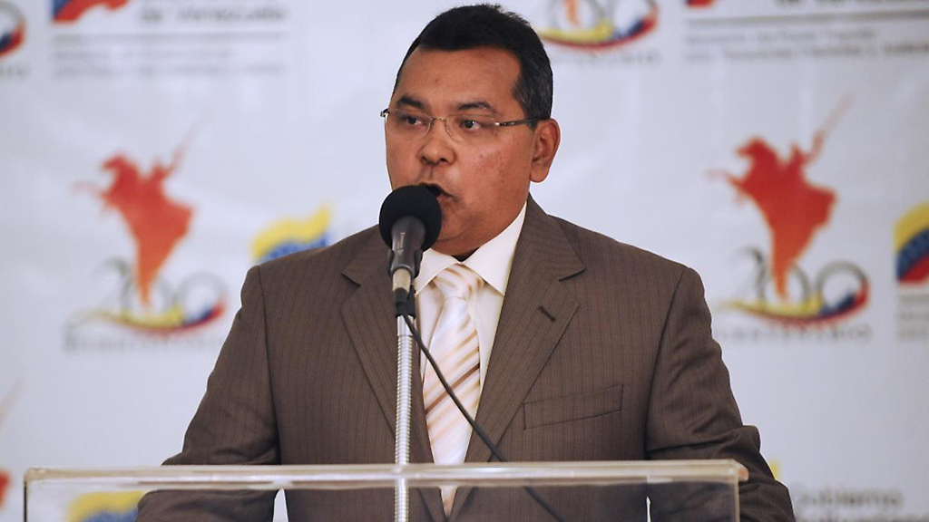 El ministro de Interiores y Justicia, Néstor Reverol Torres