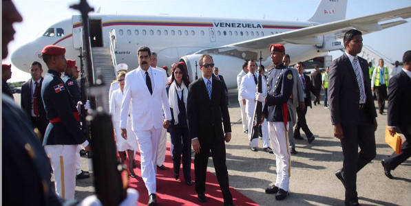 Presidente Nicolás Maduro asiste al acto de juramentación de su homólogo Danilo Medina de República Dominicana