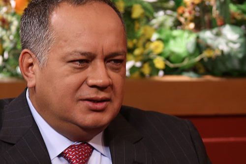 El primer vicepresidente del Psuv, Diosdado Cabello