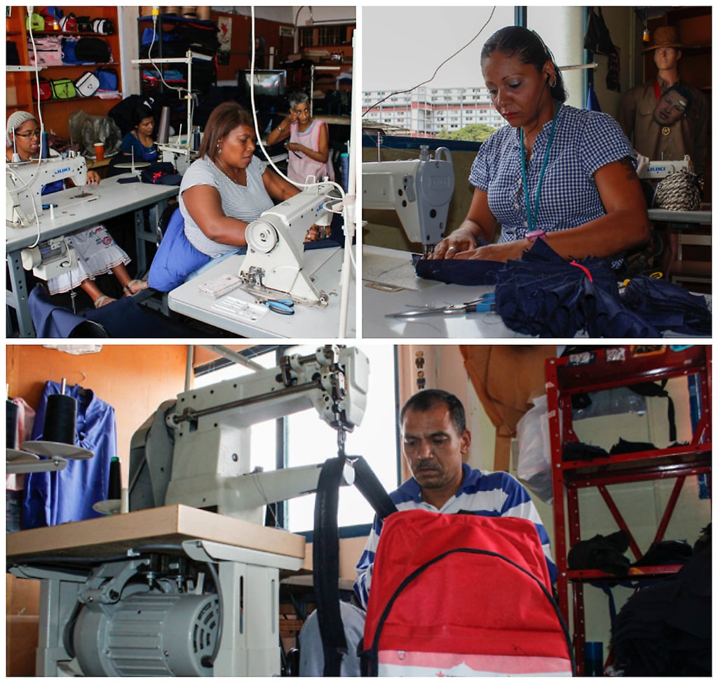 Nueve productores de la Unidad Textil Negro Primero se encargan de la confección de 3 mil piezas que se suman a los CLAP.