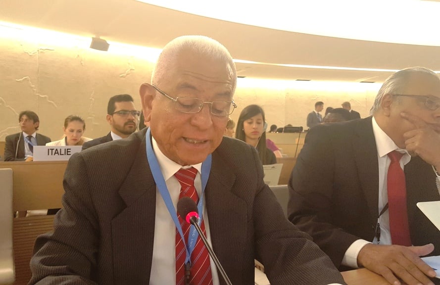 El embajador de Venezuela ante la ONU Ginebra, Jorge Valero