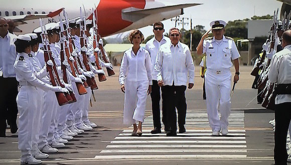 Raúl Castro llega a Cartagena