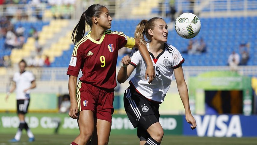 Sub 17 de futbol femenino en Alemania