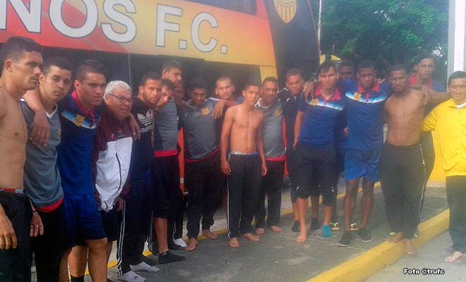 A Trujillanos FC les robaron todo cuando regresaba en su autobús a Valera