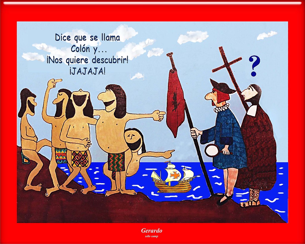 Resultado de imagen de caricaturas de colon