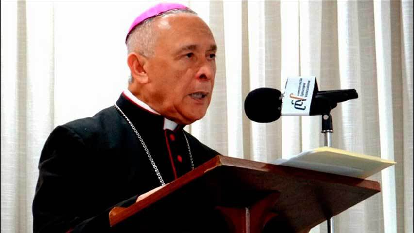 El presidente de la Conferencia Episcopal de Venezuela (CEV), monseñor Diego Padrón