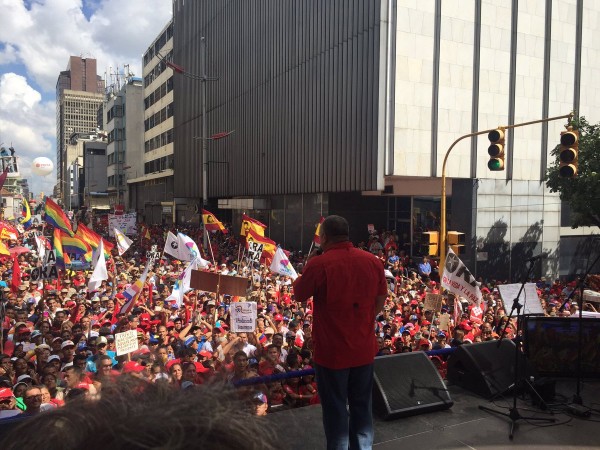 El vicepresidente del PSUV ratificó su apoyo a todas las demostraciones de solidaridad y respaldo con el Gobierno Bolivariano, asegurando que solo el pueblo organizado debe dar el “grito libertario” y defender los logros alcanzados durante estos 17 años.