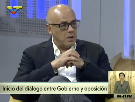 Rodríguez explicó que pese al intento de golpe de Estado perpetrado este domingo por factores de la derecha en el Parlamento.