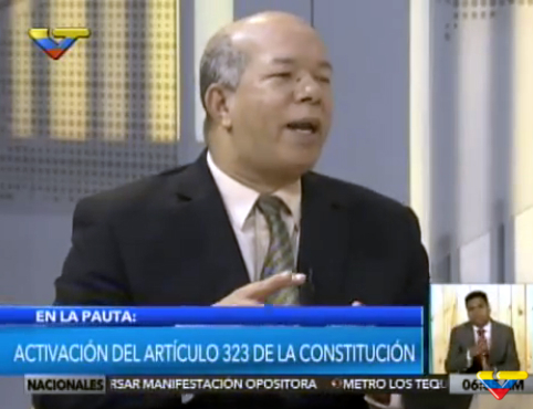 Lattan: "el presidente del Parlamento Nacional, Henry Ramos Allup, está cometiendo un delito porque promueve el intervencionismo y un golpe de Estado contra Maduro".