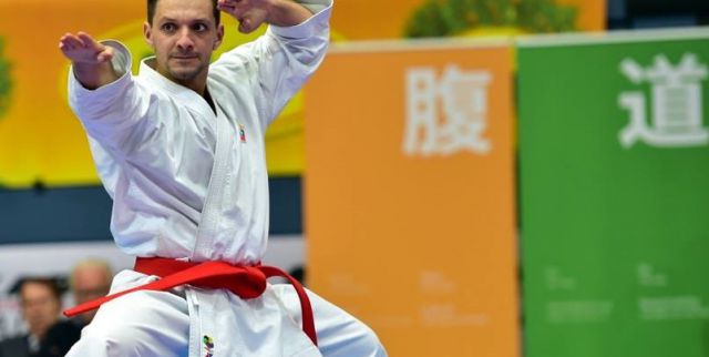 El karateca venezolano Antonio Díaz