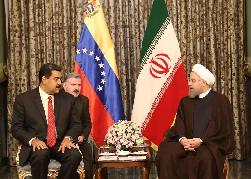 Presidente Maduro junto a su homólogo de Irán Hassan Rohani, durante visita a Irán.