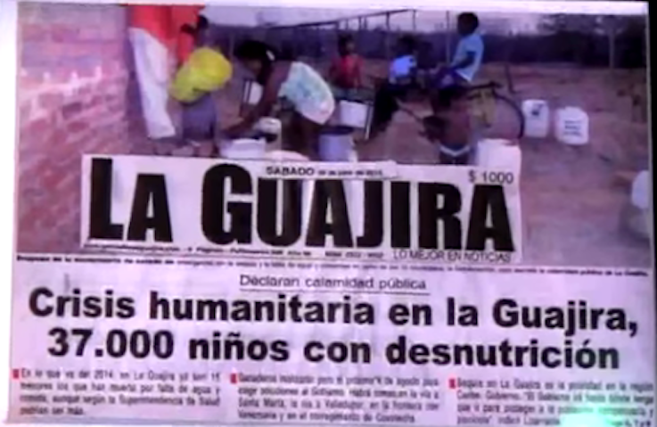 Crisis humanitaria en la Guajira
